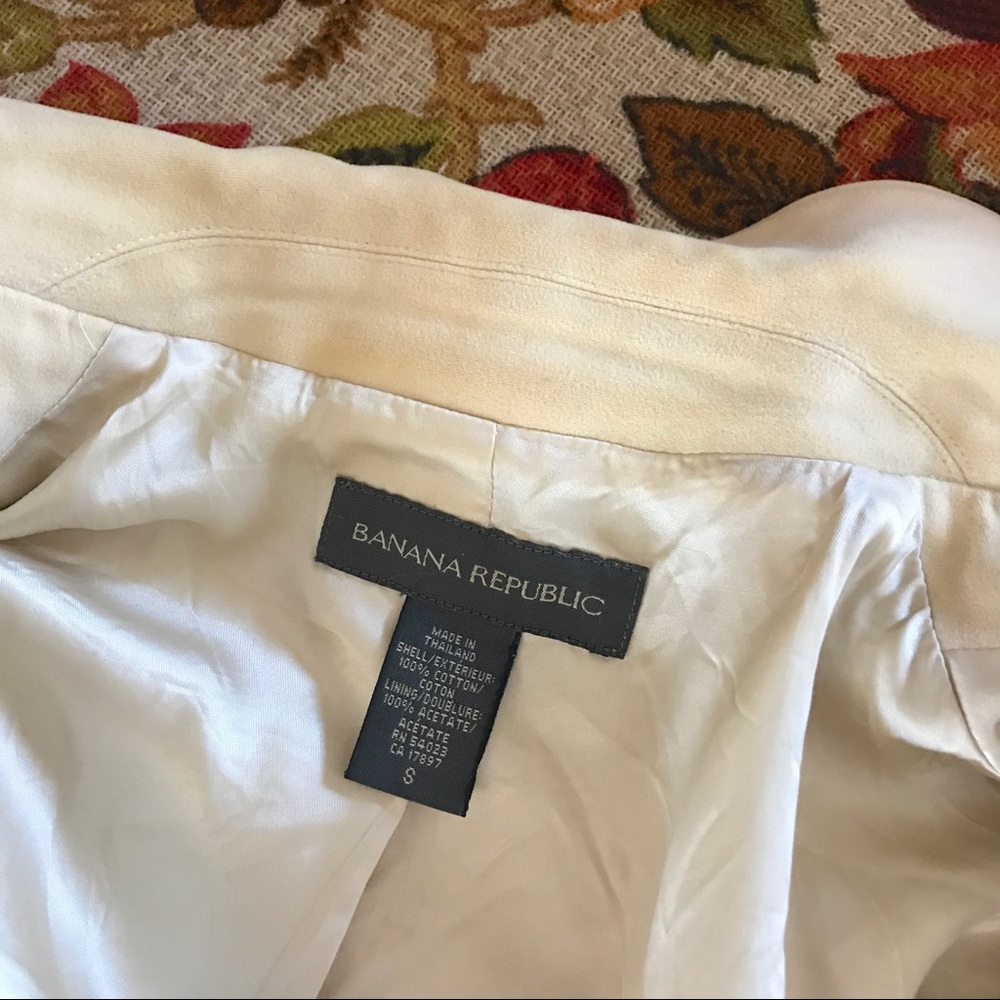 Vintage Small Banana Republic ivory coat - Picture 6 of 7